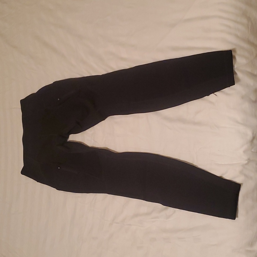 Athleta running leggings with side pockets, size XS
